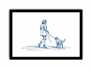 Walk Art Print