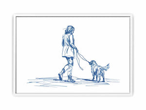 Walk Framed Print