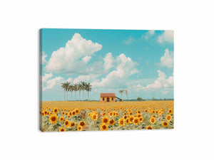 Isolated Home Canvas Print