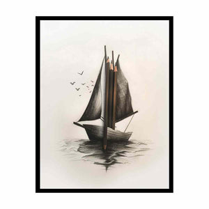 Saling Boat Painting