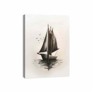 Saling Boat Canvas Print