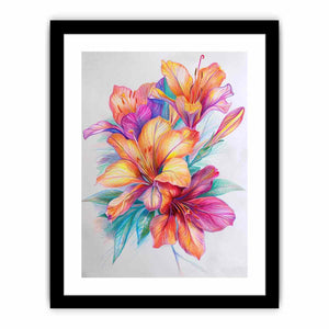 Colorful Flower Art Print