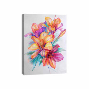 Colorful Flower Canvas Print