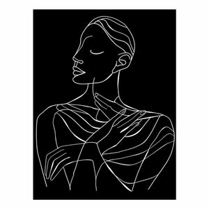 Reflective Moment Figurative Portrait