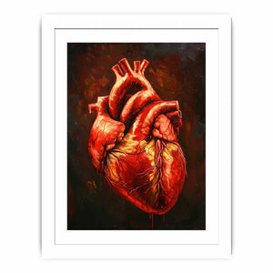 Heart Streched canvas