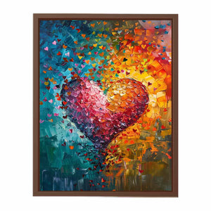 Rainbow Heart Poster