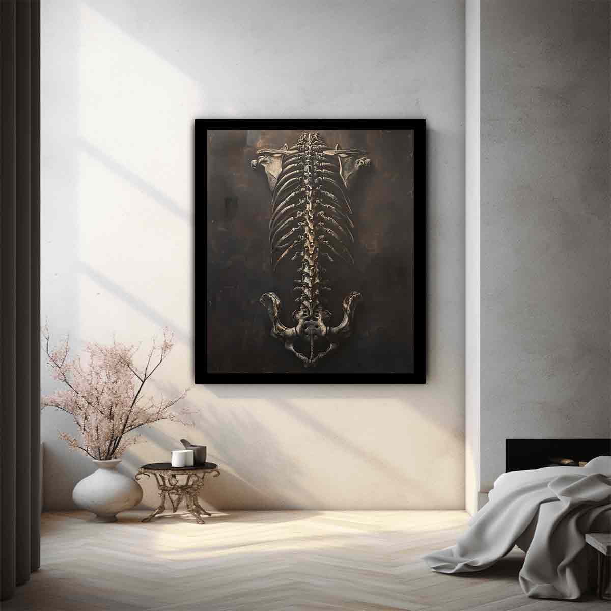 Vintage Skeleton Gothic Illustration