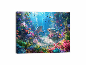 Underwater Love Canvas Print