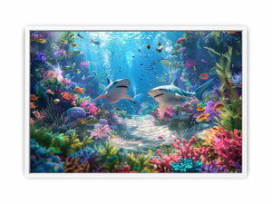 Underwater Love Framed Print
