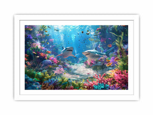 Underwater Love Streched canvas