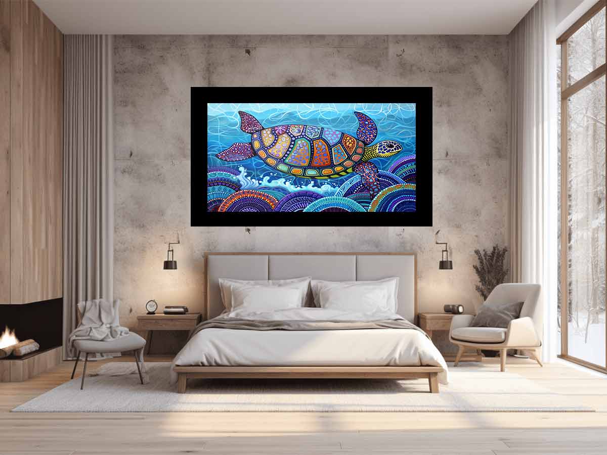 Graceful Sea Turtle Drift