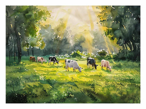 Golden Australian Farmstead Landscape