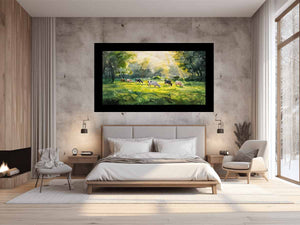 Golden Australian Farmstead Landscape