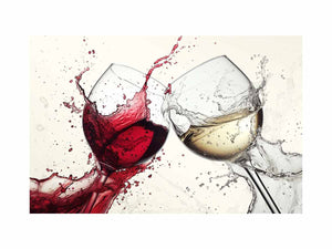 Red & White Wine Splash