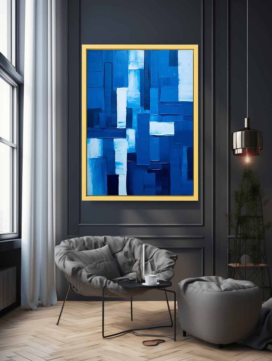 Modern Art Blue