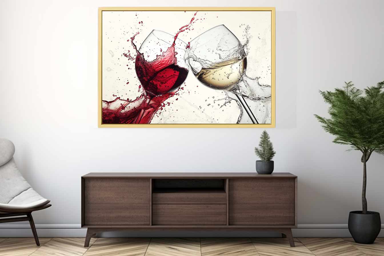 Red & White Wine Splash