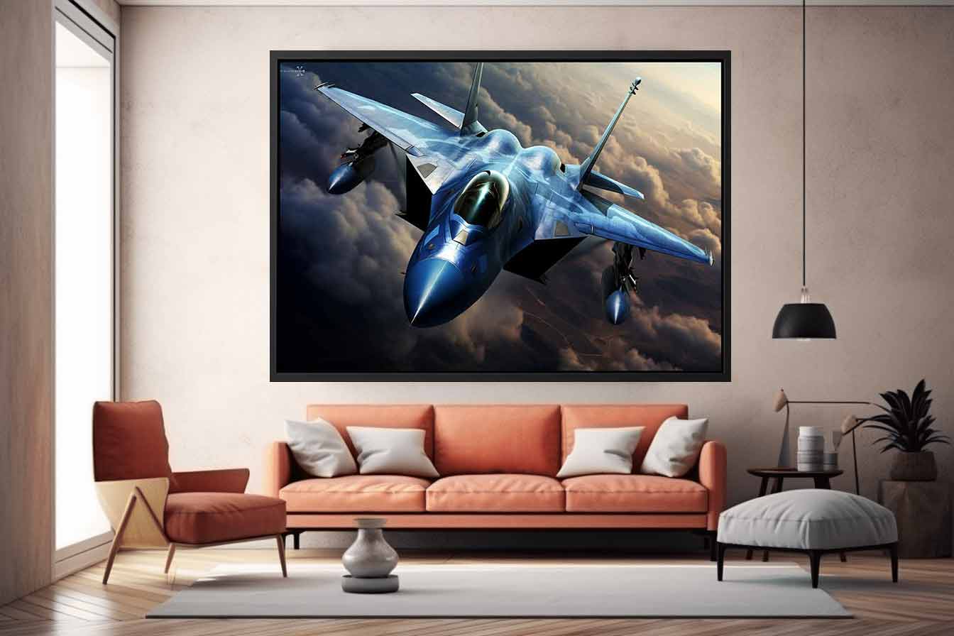 Fighter Plane in Sky