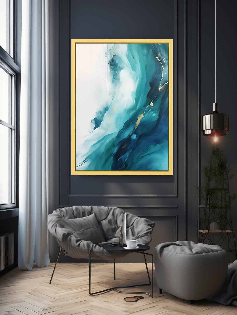 Teal Abstract