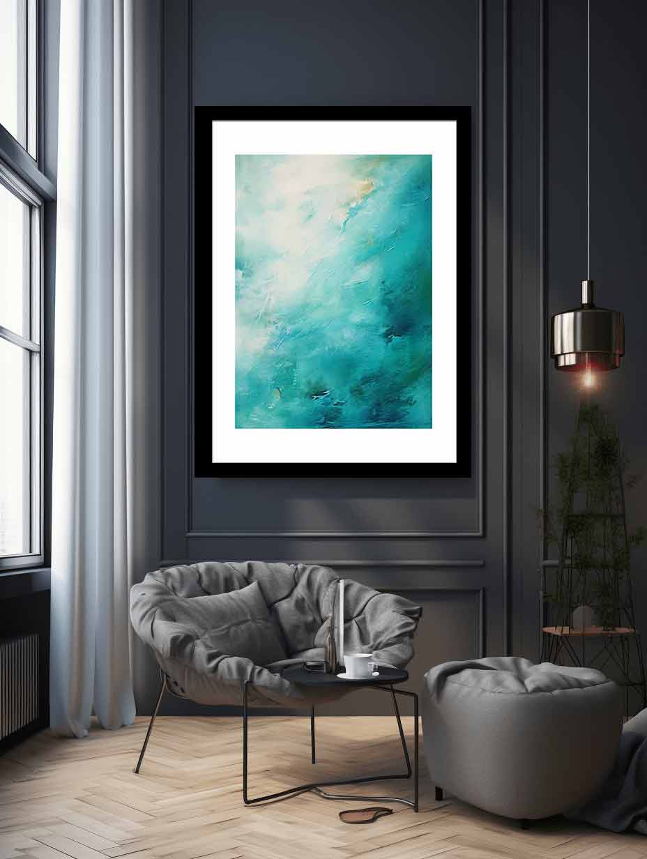 Teal Abstract