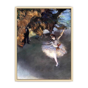 The Dancer on Stage by Edgar Degas Art Print
