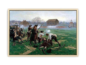 The Battle of Lexington, 19th April 1775 Art Print