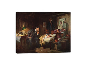 The Doctor Paintring by Samuel Luke Fildes Painting