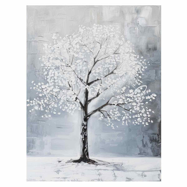 White Tree Painting Art Print