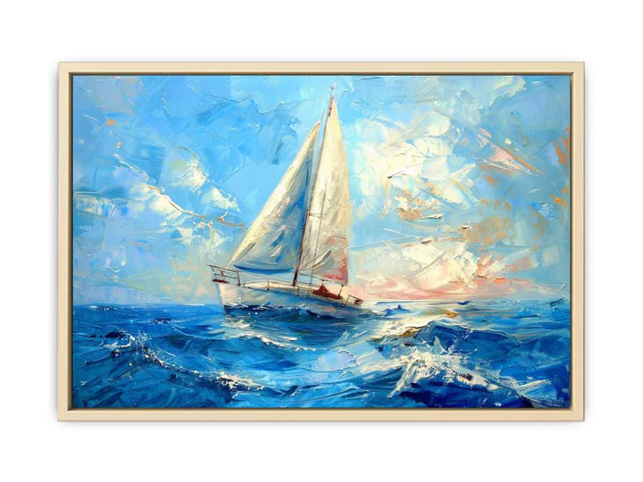 Sailing Ship Painting framed Print