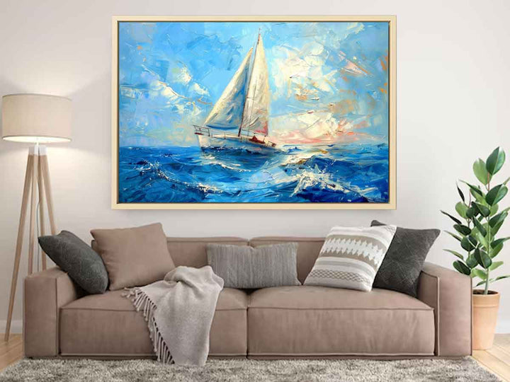 Sailing Ship Painting Art Print