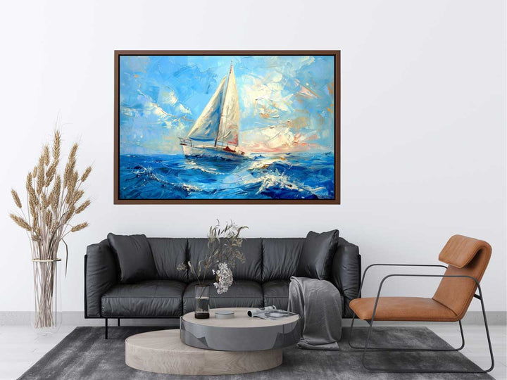 Sailing Ship Painting canvas Print
