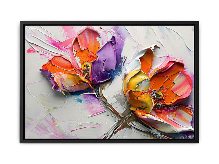 Abstract Flower Buds Painting