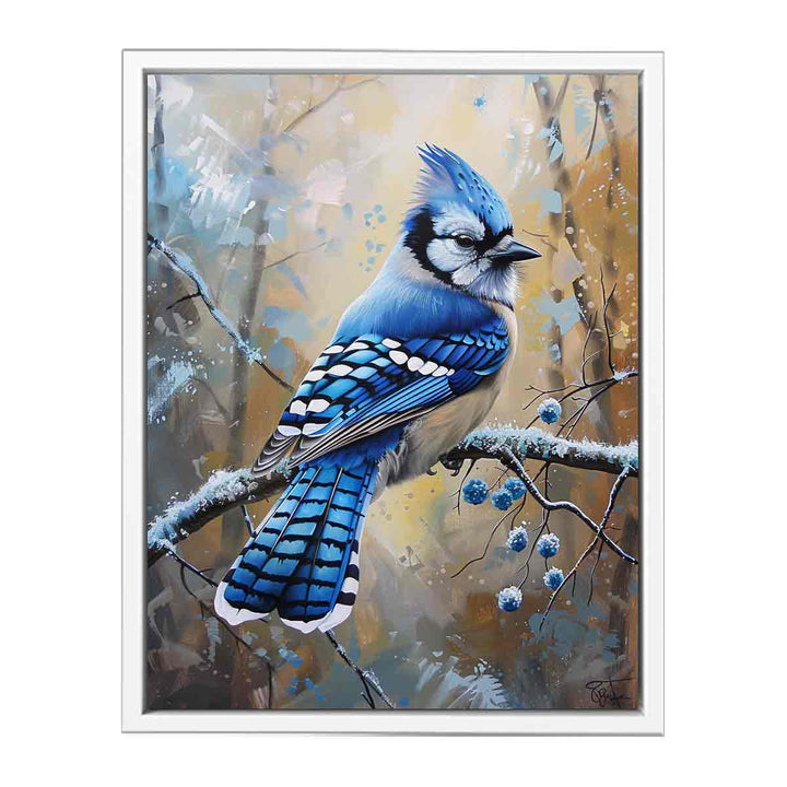 Jay Blue Bird Painting