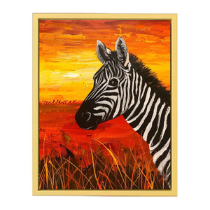 Zebra Painting Streched canvas