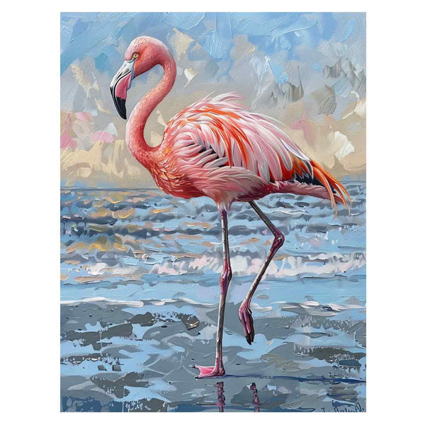 Flamingo  Painting Art Print