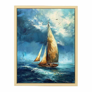 Sailing Boat Painting Art Print