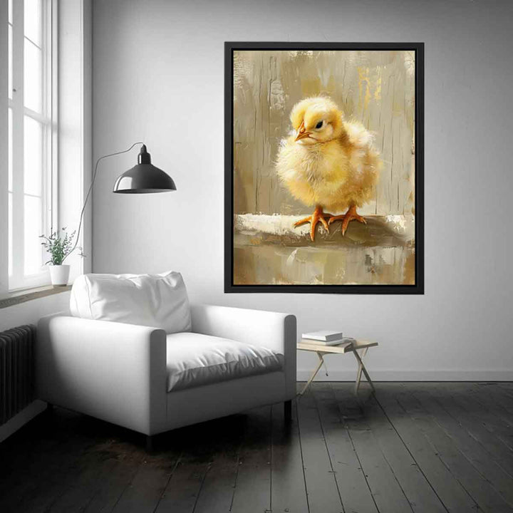Baby Chicken Art Painting Art Print