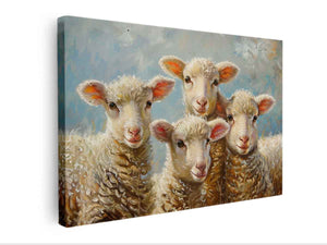 Baby Sheeps Painting