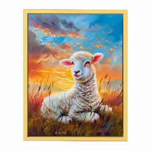 Baby Sheep Painting Streched canvas