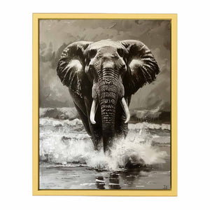 Elephant Painting Streched canvas