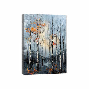 Birch Forest Painting
