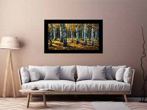 Birch Trees Painting