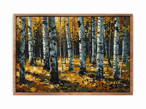 Birch Trees Poster