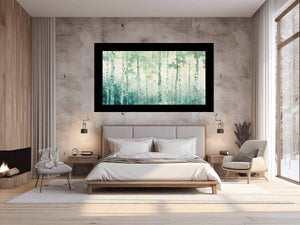 Birch Trees watercolor Painting