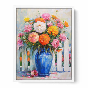 Vase Of Flowers Framed Print