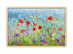 Wild flowers Streched canvas