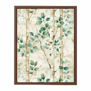 Birchtree Watercolor Painitng Art Print
