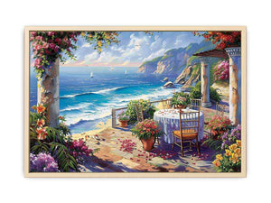 Outdoor Dining Art Print