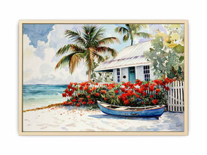Beach House Art Print