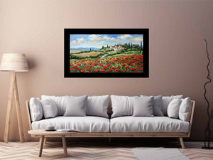 Poppies House Painting
