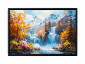 Waterfall Landscape Canvas Print